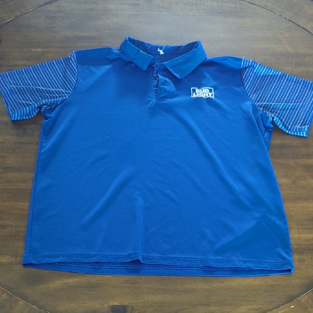 Blue Budlight Polo Shirt
